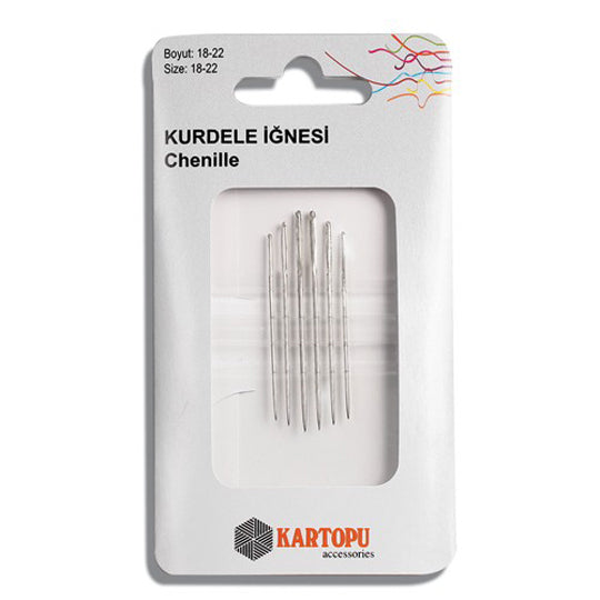 Kartopu 6'lı Gümüş Renk Kurdele İğnesi - K002.1.0013